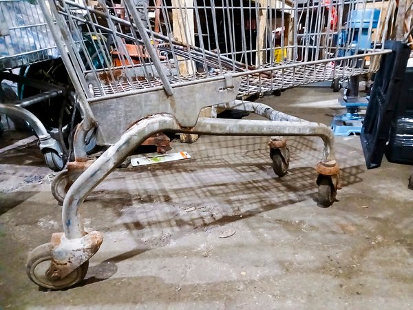 Carro de super con detalles para venta - imagen 4