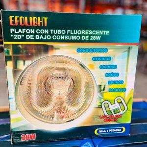 10 Plafones Bajo Consumo Efolight 28W Fluorescentes - imagen 4