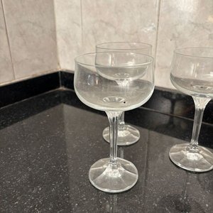 7 Copas de Cognac de Cristal - imagen 2