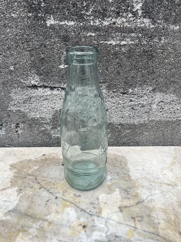Botella de leche vintage con etiqueta original - imagen 2