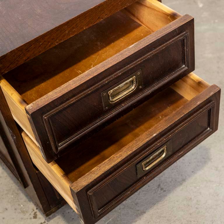 Cajón de madera con tres cajones y tapa corrediza - imagen 2