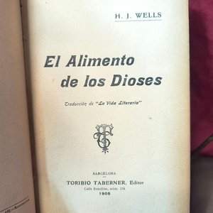 El Alimento de los Dioses - H.G. Wells - 1ra Edición 1905 - 2 Tomos - imagen 2