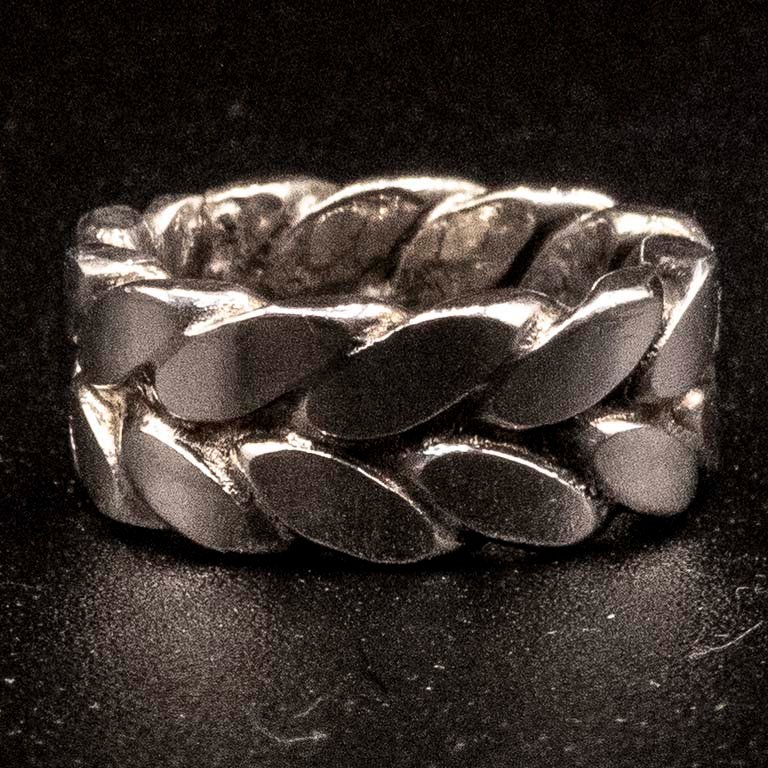 Anillo Cubano de Plata 950