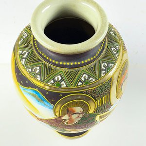 Florero de Porcelana Satzuma con Diseño Oriental, 31 cm - imagen 2