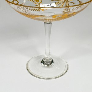 Bombonera de cristal y oro, altura 12 cm - imagen 4