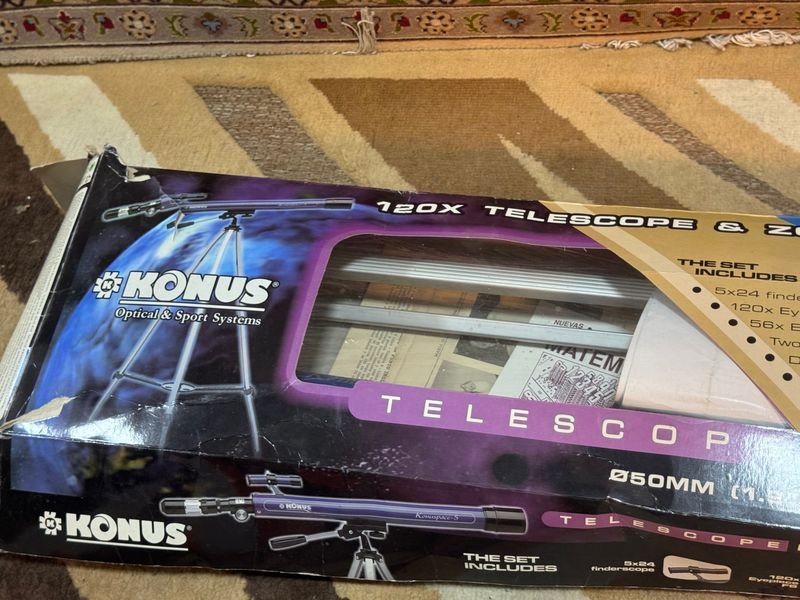 Telescopio Konuspase-5 en su caja original: Un telescopio de alta calidad para observadores - imagen 5