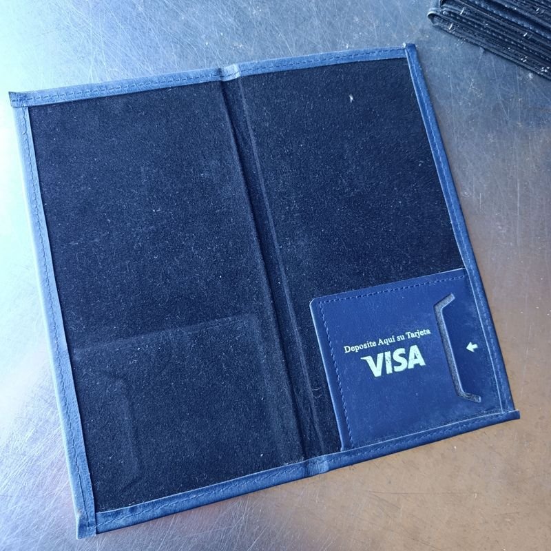 Porta Cuentas para Restaurante en Símil Cuero - imagen 7
