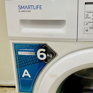 Lavarropas Smartlife Carga Frontal 6kg Eficiencia A - imagen 2