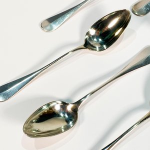 Christofle Cucharas de Postre de Metal Plateado - Set de 16 - imagen 3