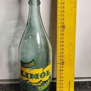Botella Antigua Gaseosa Limol "Colosal" - imagen 1