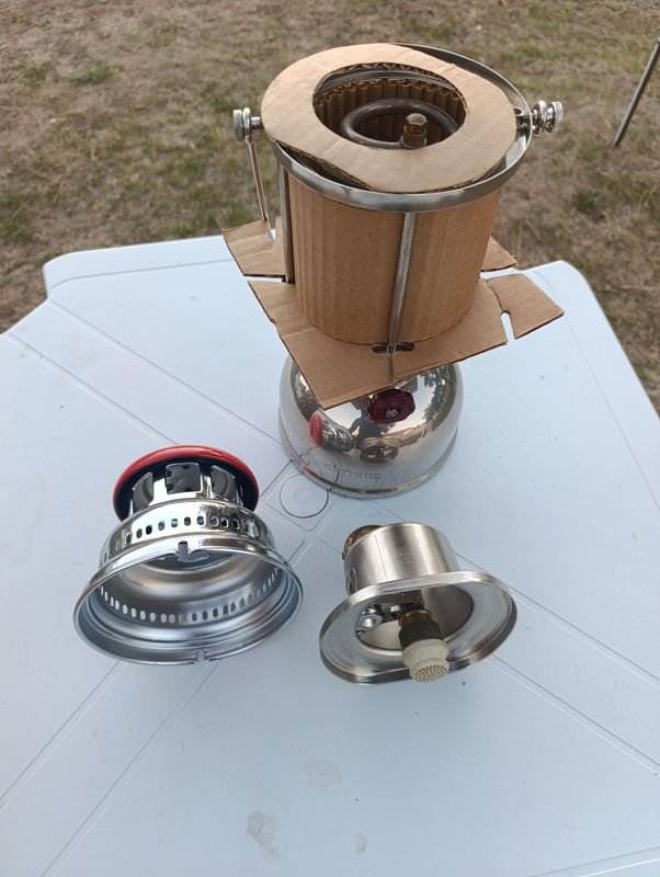 Lámpara de Camping FAROL OPTIMUS DE ACERO INOX - imagen 5