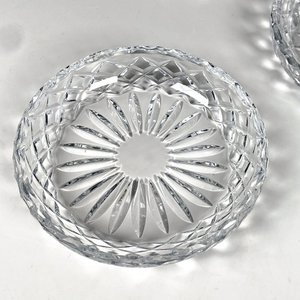 Seis Platillos Despojadores de Cristal Tallado - imagen 4