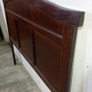 Respaldo de Sommier Macizo Lustre Oscuro - imagen 5