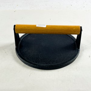 Prensa para Hamburguesas de Hierro con Mango de Madera - 18 cm - imagen 1