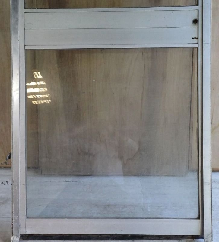 Puerta de aluminio con marco y panel de vidrio - imagen 6