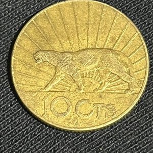 Lote siguiente: Moneda de 10 Centésimos de Uruguay de 1936 con Puma de Bronce