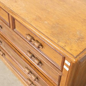 Cómoda de madera con cinco cajones - imagen 2