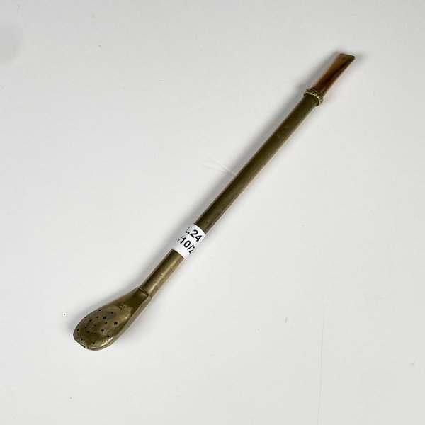 Bombilla de plata y oro, paleta detalle - imagen 1