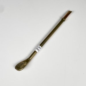 Bombilla de plata y oro, paleta detalle - imagen 1