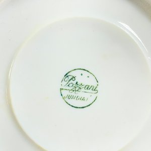 Lote (algún detalle) tazas inglesas, pocillos florales, platillos, tetera, azucarero y lechera - imagen 4
