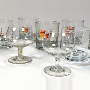 Juego de 15 Piezas de Cristalería: Vasos para Whisky y Copas para Cognac - imagen 3