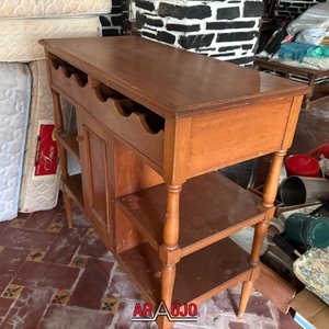 Mueble Auxiliar de Madera para Cubiertos y Servilletas - imagen 2