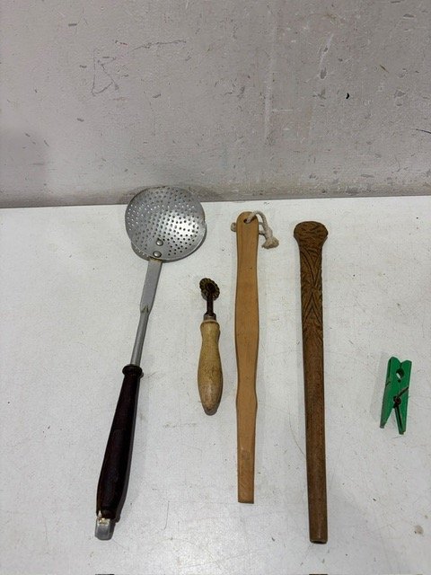 Espumadera y Utensilios de Cocina de Madera