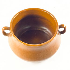Olla de Cerámica con Asas Laterales - 19x15 cm - imagen 2