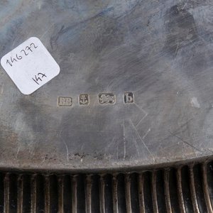 Bandeja Oval de Plata Inglesa con Asas - imagen 2