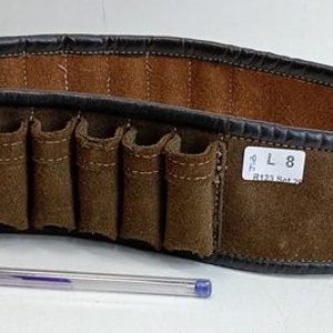Lote anterior: Cinturón Porta Cartuchos Calibre 12 de Cuero y Gamuza - 105cm