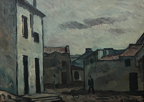 Lote siguiente: Pintura de Alceu Ribeiro - Óleo sobre tela
