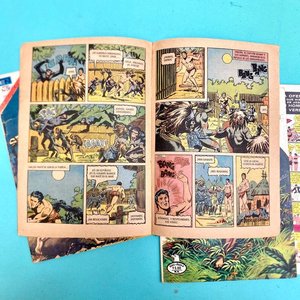 Lote de 4 Revistas Tarzán "Serie Águila" de Editorial Novaro (Años 70) - imagen 4