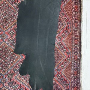 Medio Cuero Negro para Tapicería - imagen 1