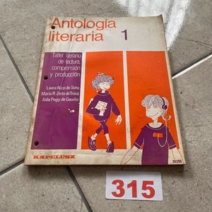 Lote siguiente: Antología Literaria 1: Libro para Primer Año de Nivel Medio