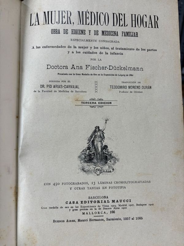 Libro Raro de Medicina Femenina por Doctora Ana Fischer-Dückelmann - imagen 2