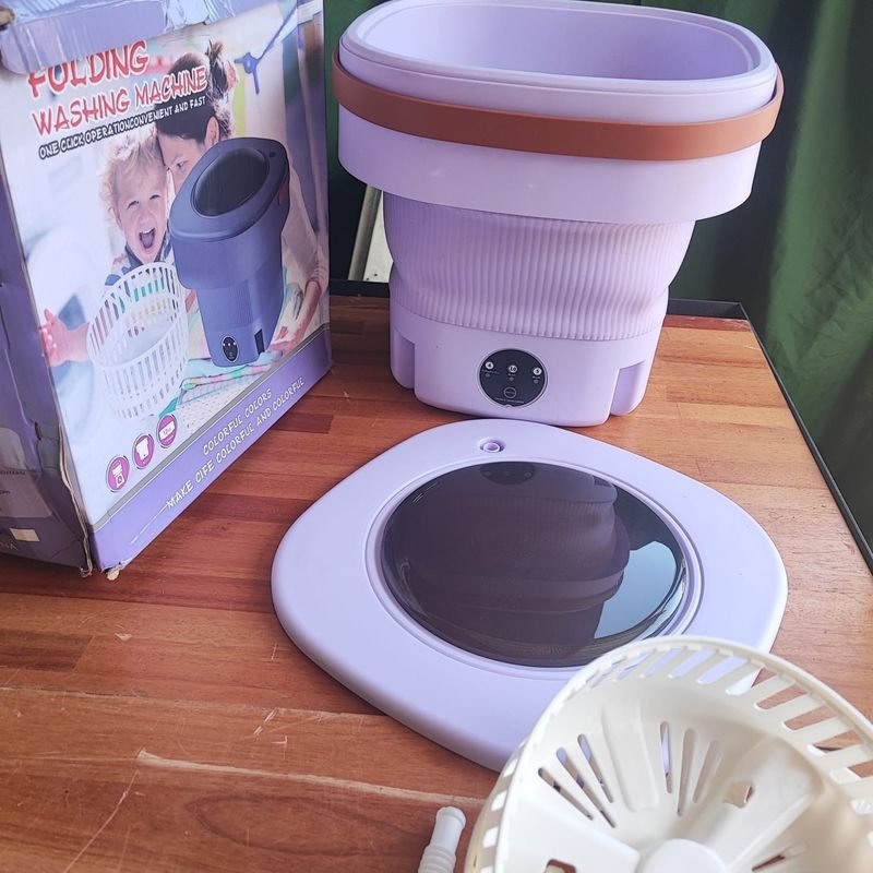 Lavadora portátil 12V, funciona