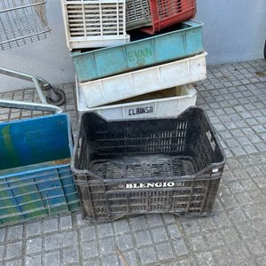 Carro de Supermercado con 9 Cajones Plásticos de Colores Variados - imagen 3