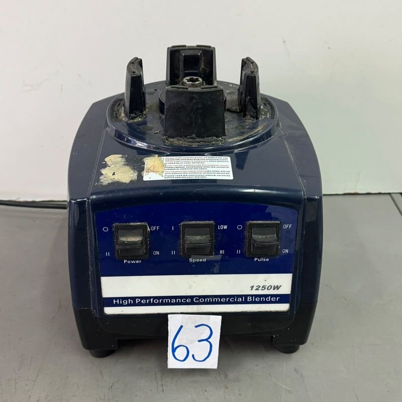 Base de Licuadora Industrial 1250W Alta Potencia