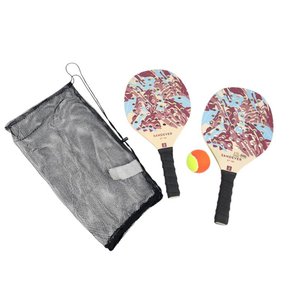 Set de Beach Tennis Sandever: Dos Paletas y Pelota con Malla - imagen 2