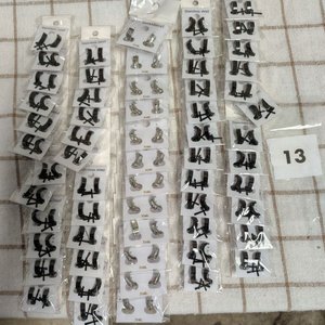 60 Pares de Aros de Acero Inoxidable: Oscuros y Brillantes - imagen 2