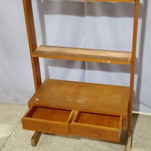 Biblioteca Estantería Madera con 2 Cajones y 4 Estantes - imagen 2