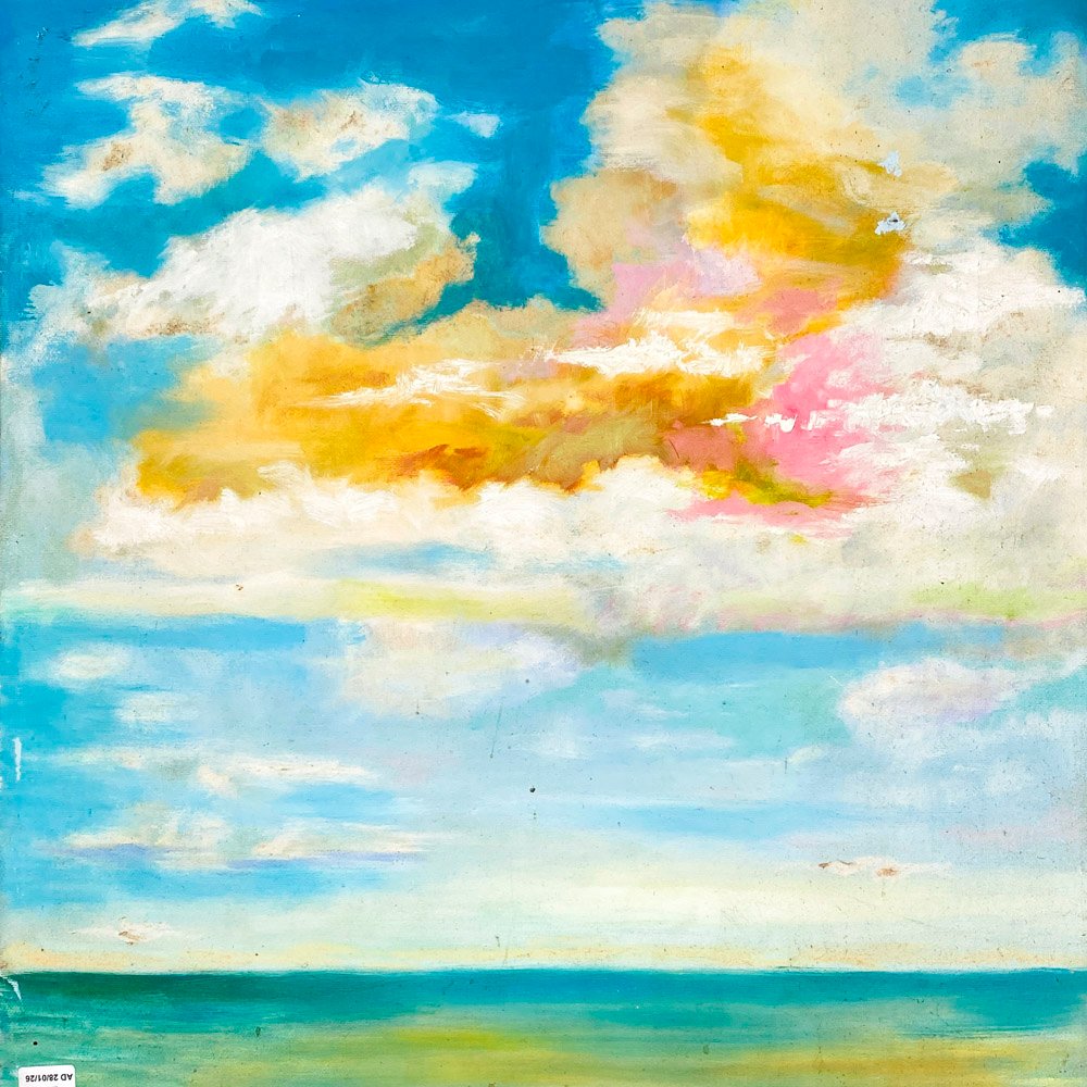 Pintura decorativa de nubes, cielo y agua - imagen 2