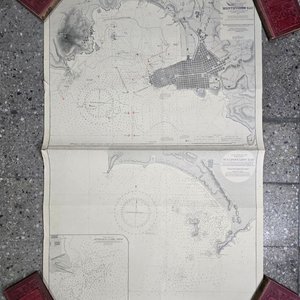 Lote siguiente: Antiguos Mapas Náuticos: Bahía de Montevideo y Maldonado (1883, 1895)