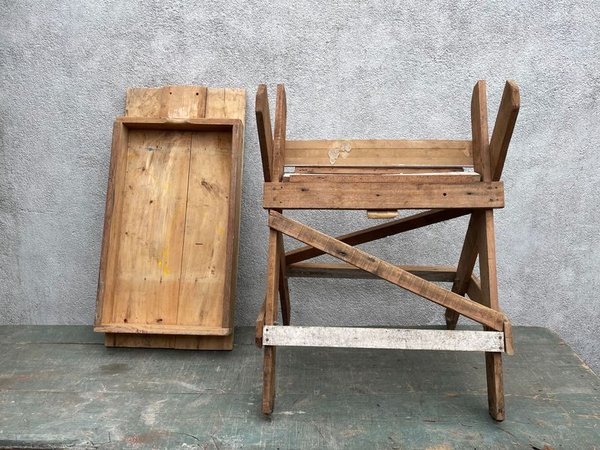 Mesa de Corte para Leña con Caballete "Burro"