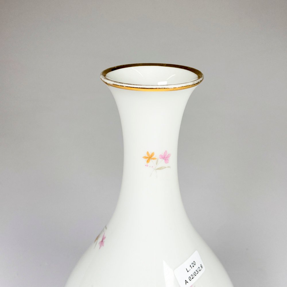 Florero de porcelana BAVARIA, decoración floral altura 27 cm - imagen 2