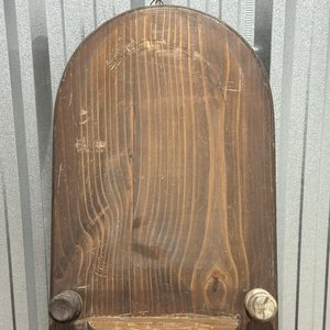 Repisa Antigua de Madera para Colgar con Soporte para Llaves - imagen 6