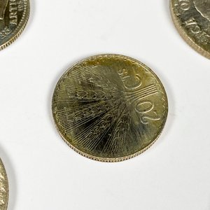 Seis Monedas de Plata Uruguayas: 50 y 20 Centésimos - imagen 5