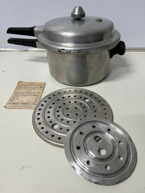 Olla a Presión Rochedo de Acero Inoxidable con Válvula y Accesorios