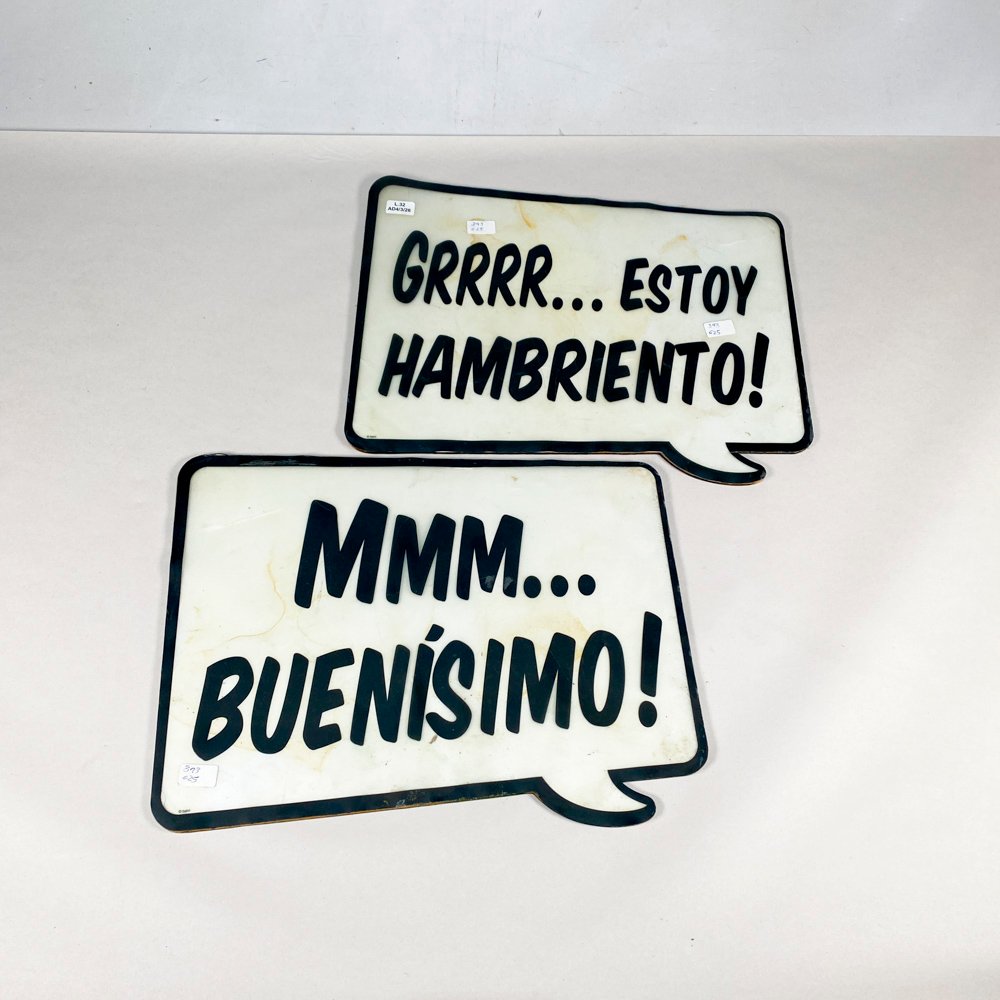 Lote anterior: Dos carteles decorativos de alta calidad