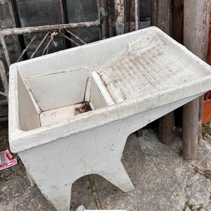 Pileta de Lavar Antigua de Cemento - imagen 2